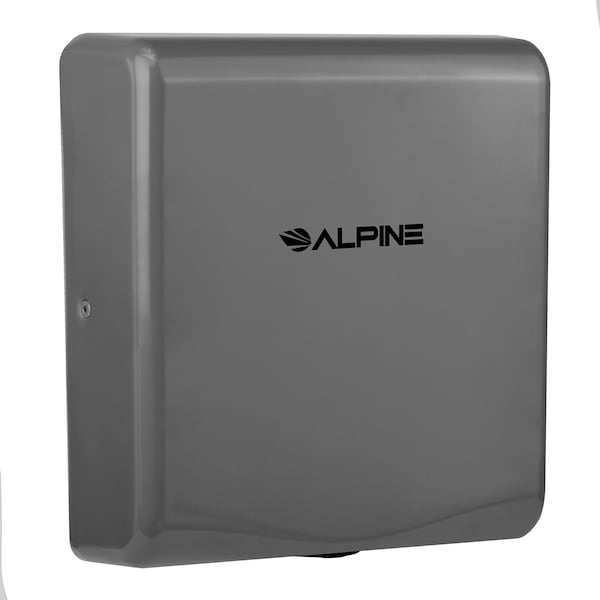 Alpine Industries Willow Commercial Gray High Speed Automatic Electric Hand Dryer 405-10-GRY - main